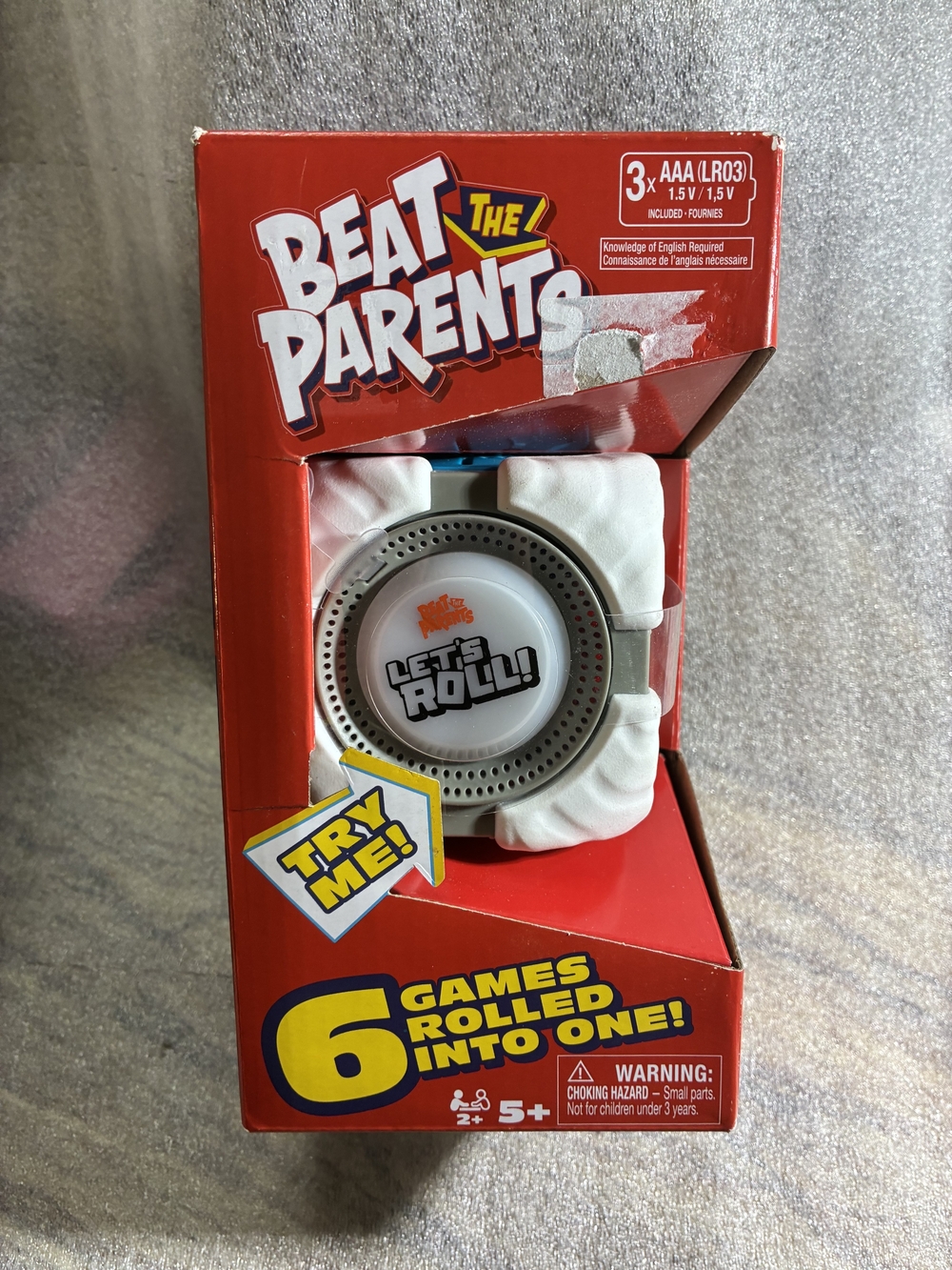 Spin Master Games Beat the Parents: Let's Roll! 6-in-1 Electronic Game Cube